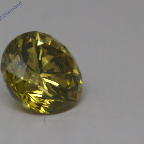Round Mined Loose Diamond 0.73 Ct Vivid Brown Yellow Vvs1 Igl C52003001 - Picture 4 of 6
